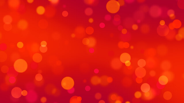 autumn orange and golden yellow colors bokeh lights glowing astract , christmas and thanksgiving fall season background	