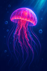 jellyfish in the water