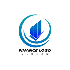 Finance and Accounting Logo Design Vector