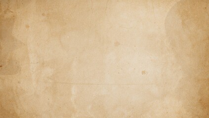 Obraz premium Antique Light Brown Paper Background, Vintage Wall Covering Pattern with Empty Space for Writing or Artwork, Classic Newspaper Style Template