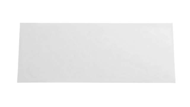 Paper Table Card Horizontal isolated on transparent background