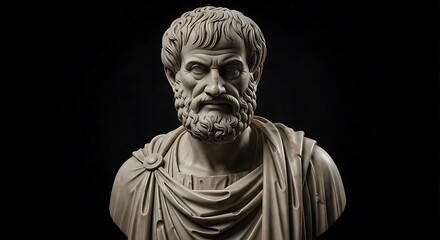 Ancient Roman Bust Portrait.