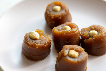 Indian Sooji Halwa Style Dessert Traditional Semolina 