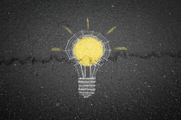 Concept of communication and social behavior psychology depicted through a chalk sketch on pavement in a 3D artistic representation highlighting autism and developmental disorders