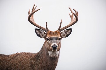 Fototapeta premium One of the biggest deer species is the red deer.