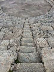 Steps at Greek Amphitheater 