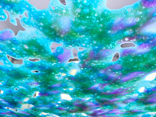 Obraz premium NC Huntersville Car Wash, Green and Pink 2, 2025