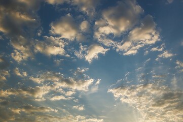 Obraz premium Breathtaking Capture of a Dusk Sky - Artistic Natural Landscape