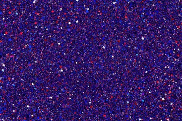 Festive glitter confetti in red, white, and blue for celebration invitations, holiday themes, voting events, vibrant sales, and commemorative patterns