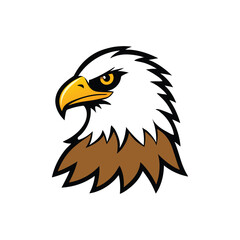 Eagle vector icon on