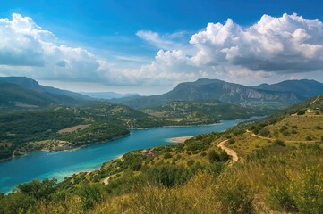 Breathtaking Scenery in a Mediterranean Area