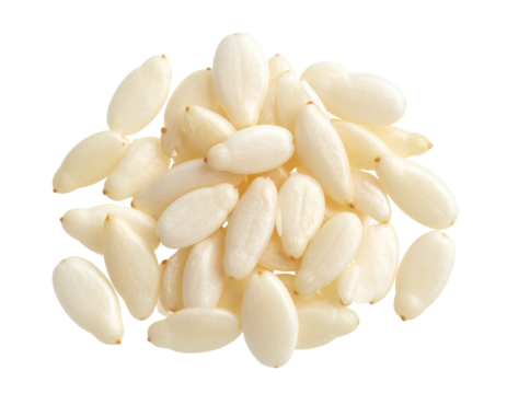 Overhead Flat Lay of Sesame Seeds Pile PNG