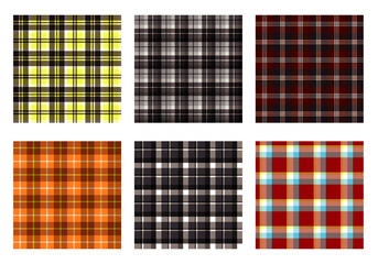 plaid flannel checkered seamless pattern background