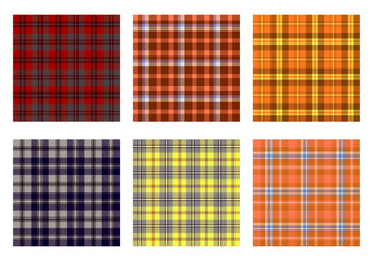 plaid flannel checkered seamless pattern background