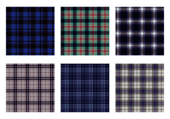 plaid flannel checkered seamless pattern background