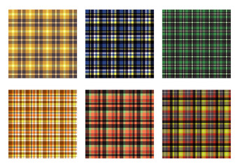 plaid flannel checkered seamless pattern background