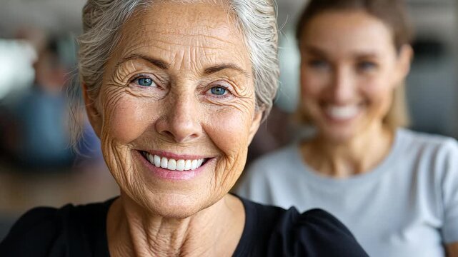 Vibrant seniors embracing fitness and joyful aging with lively exercise routines