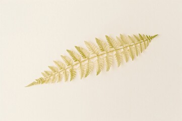 Obraz premium Pressed fern foliage from local gardens