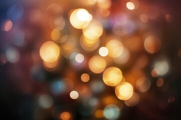 Abstract blurred background with festive lights and colors for celebration