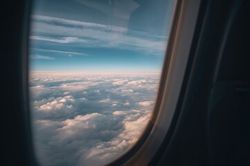 Aerial Perspective While Journeying by Plane