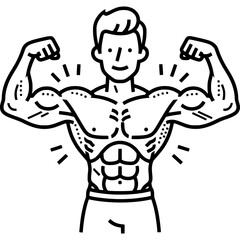 Body Builder Icon