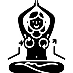 Yoga Girl Icon