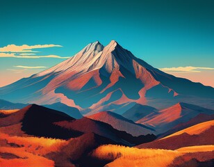 olympus mountain styled after mount olympus repres