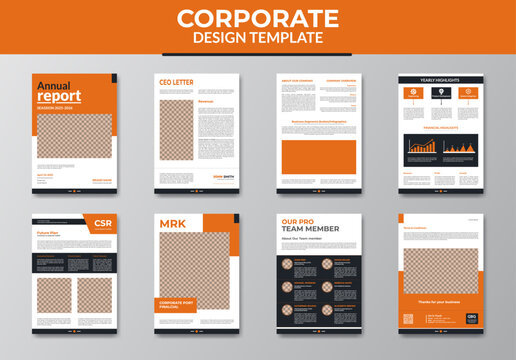 Corporate Annual Report Design Template