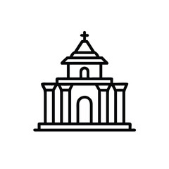 church icon vector