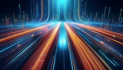multi lane data bus with binary signal patterns