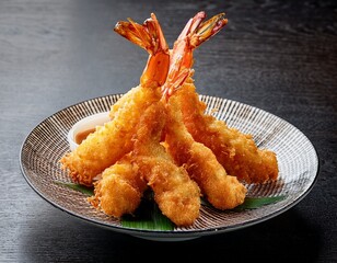 japanese deep fried shrimp dish