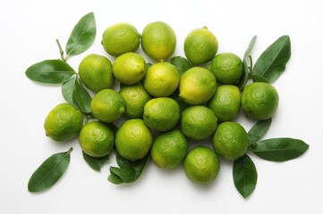 Obraz premium Pile of Green Tropical Citrus Limes