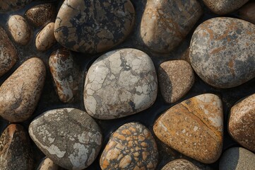 Different Types of River Pebbles