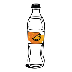 soft drink vector on white background