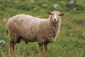 Fototapeta premium Indigenous Sheep Breed Known as Xalda