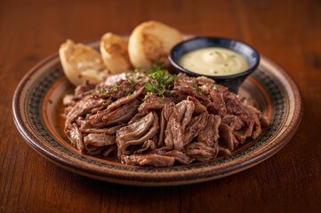 Mixed beef and chicken shawarma platter