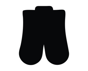 A stylish pair of flip flops with socks is isolated on a white background