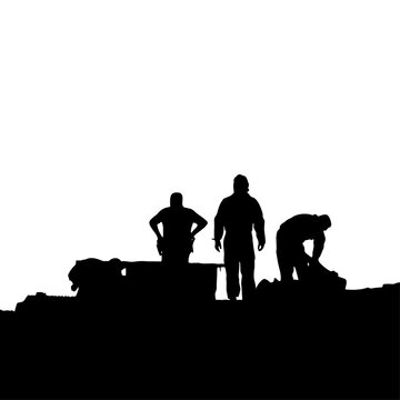 Gente trabajando