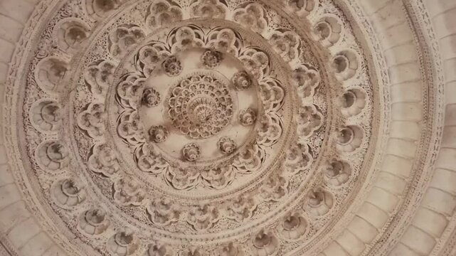 Chaphal's Shree Ram Mandir, famed for intricate internal carvings & ceiling art, reflects traditional temple grandeur. It also uniquely houses Samarth Ramdas Swami's historic Dhyan Gumpha.