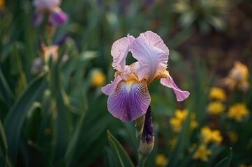Iris Blooming Post Storm