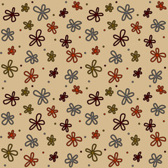 abstract floral seamless pattern bacground