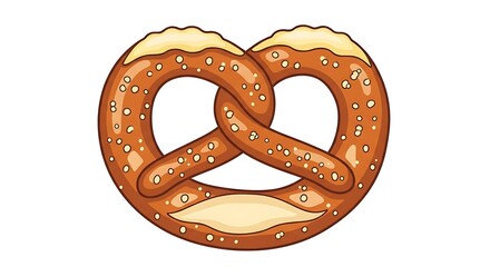 Delicious Baked Pretzel.