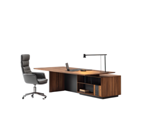 Modern executive desk with chair (1)