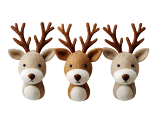 DIY felt reindeer crafts