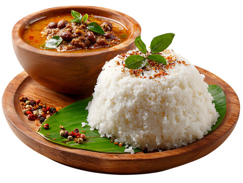 Puttu with Kadala Curry