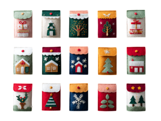 Felt advent calendars
