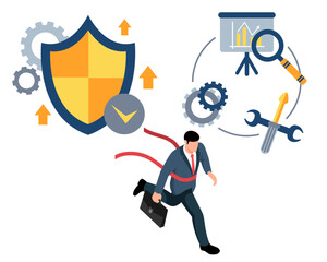 Business Goals and Problem Solving Illustration