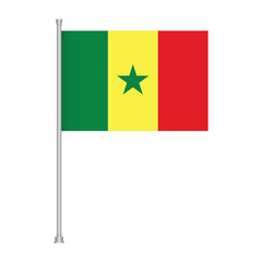 Senegal national symbol country banner sign emblem graphic illustration public domain image design 100