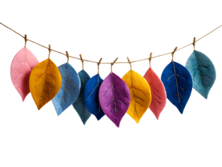 Handmade felt garlands