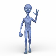 エイリアン　3DCGレンダリング